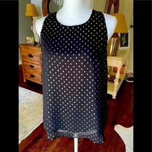 NWT Jcrew gold dot top fully lined
